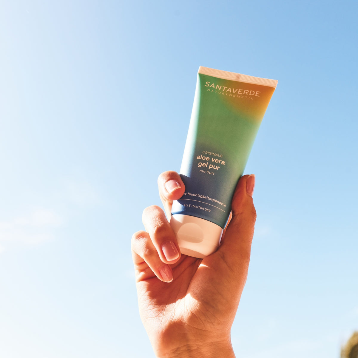 Santaverde - Aloe Vera Gel Pur mit Duft SUMMER EDITION 100ml - WERTE FREUNDE