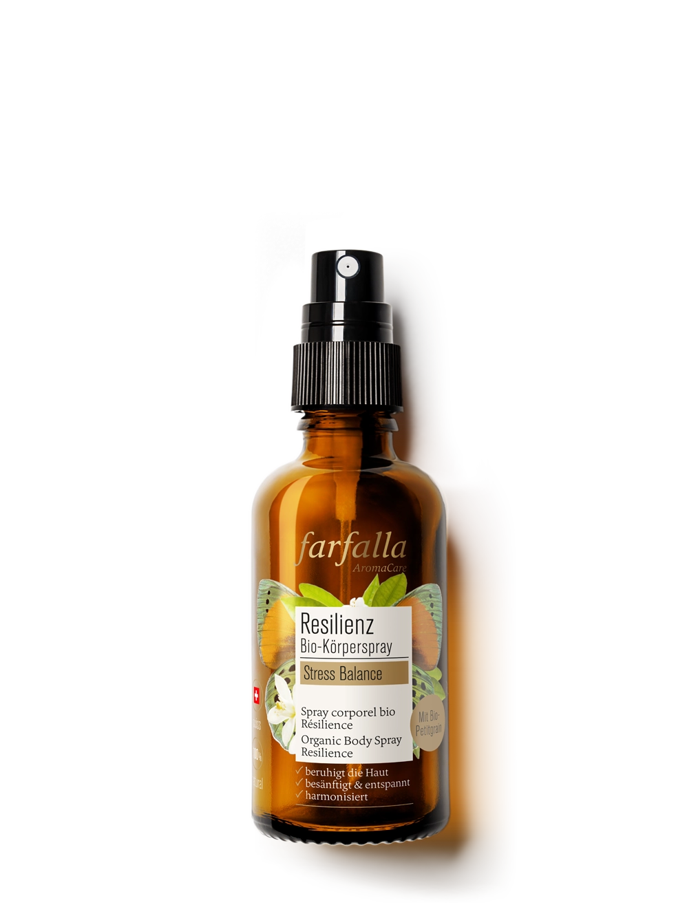 farfalla - Resilienz Stress Balance Bio-Körperspray 50ml - WERTE FREUNDE