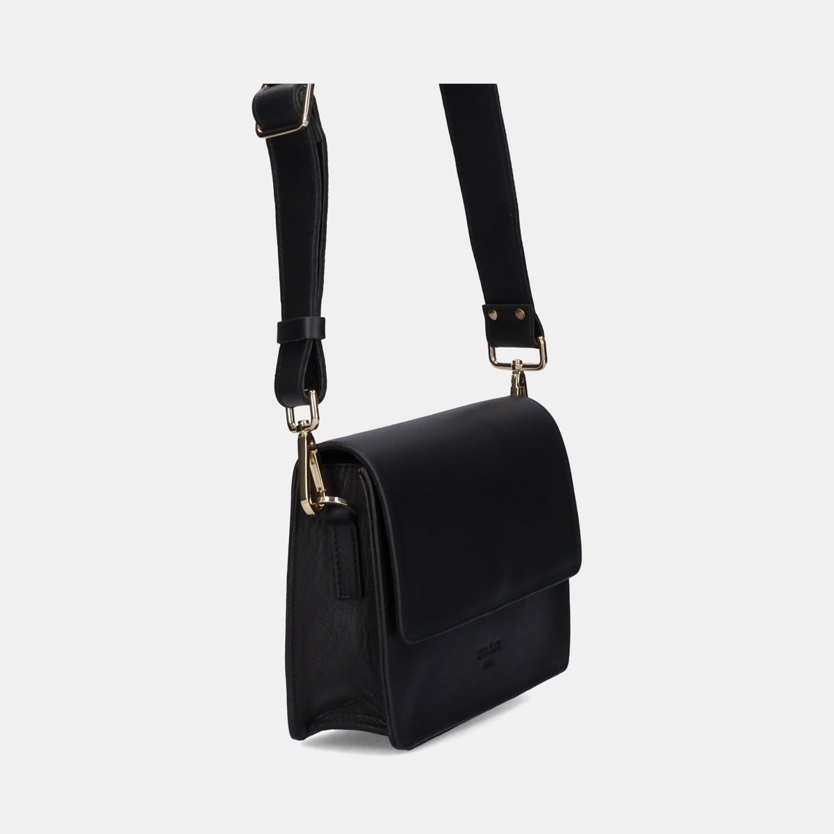 ann kurz - PERFECT SQUA NAPPA BLACK