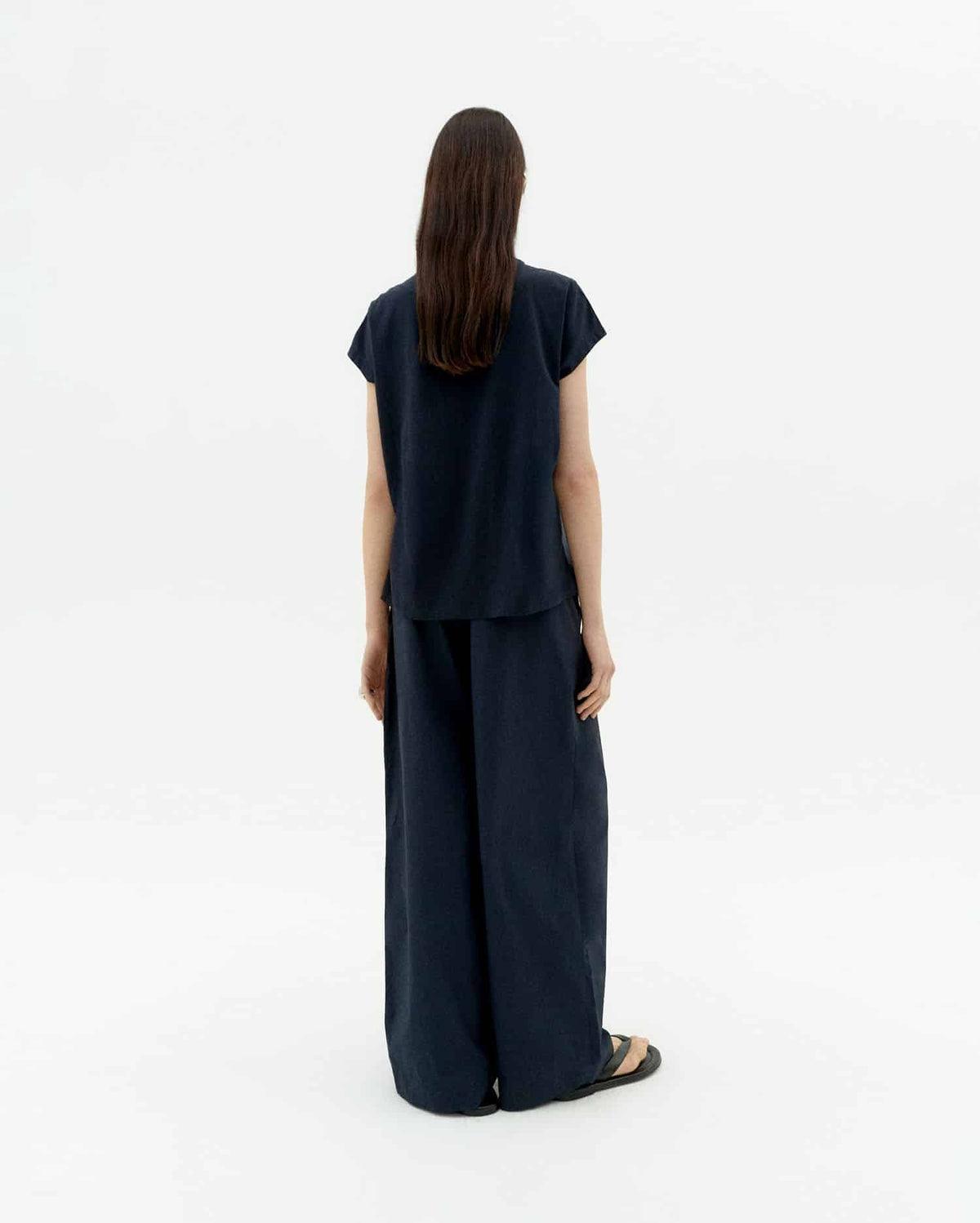 Thinking MU - NAVY VOLTA TEE BLUE - WERTE FREUNDE