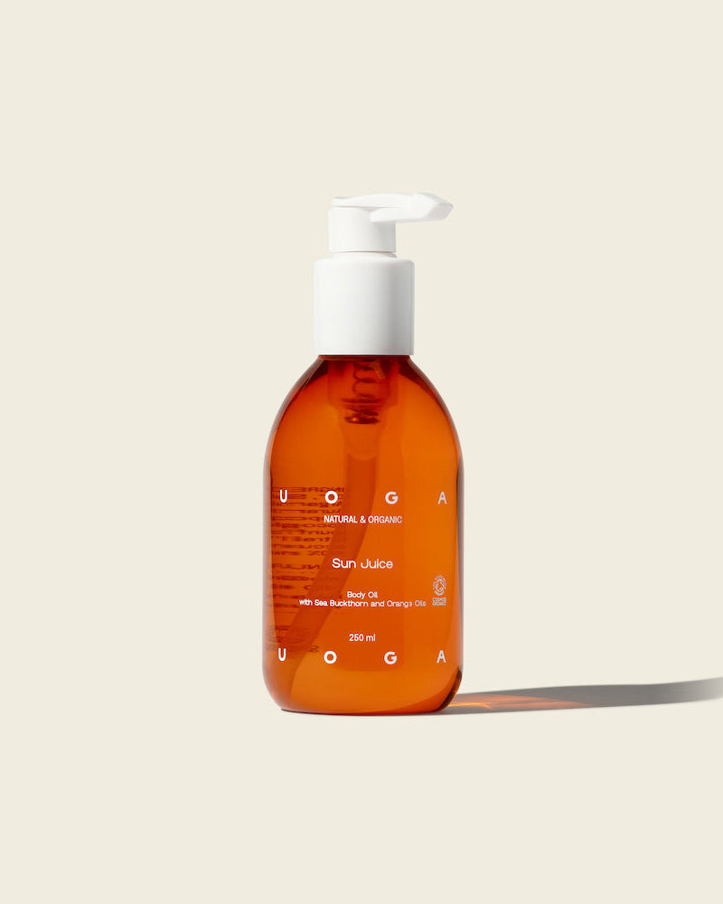 UOGA UOGA - Sun Juice - body oil with sweet orange oils 250ml - WERTE FREUNDE