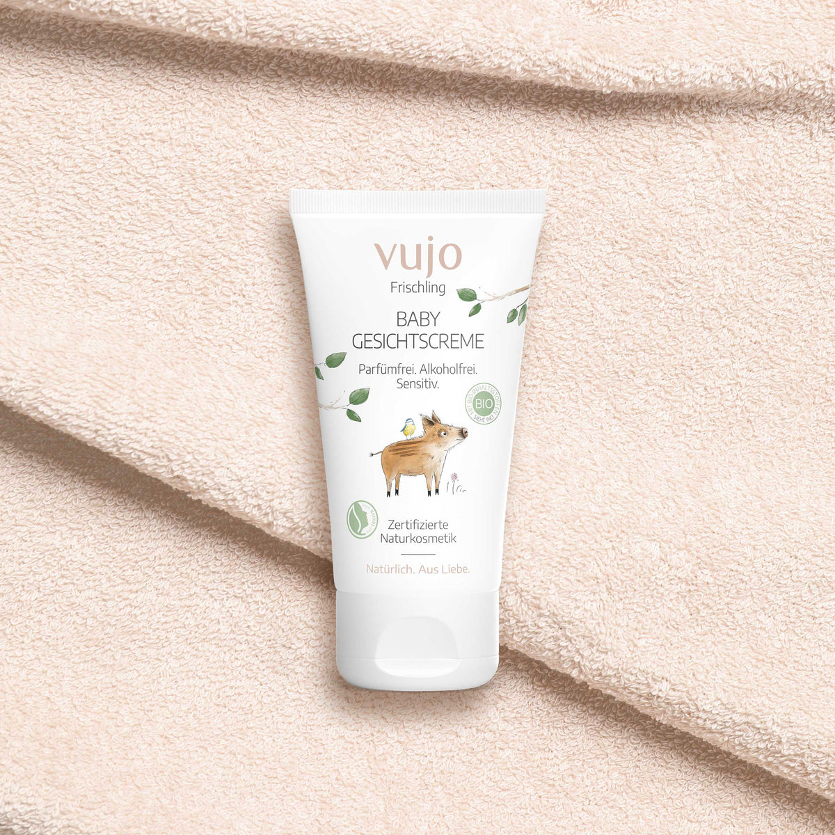 vujo - Baby Gesichtscreme 50ml - WERTE FREUNDE