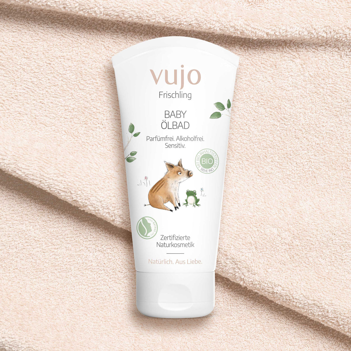 vujo - Baby Ölbad 150ml - WERTE FREUNDE