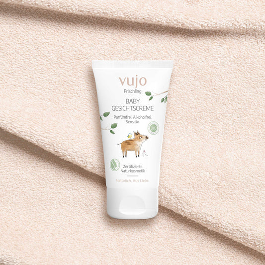 vujo - Baby Gesichtscreme 50ml - WERTE FREUNDE