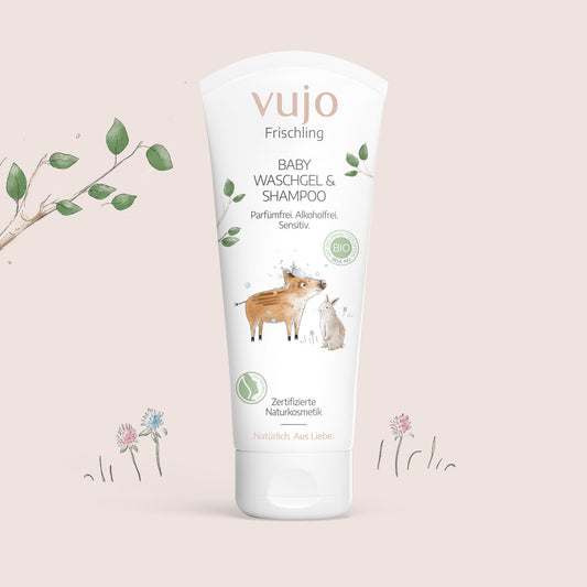 vujo - Baby Waschgel & Shampoo 200ml