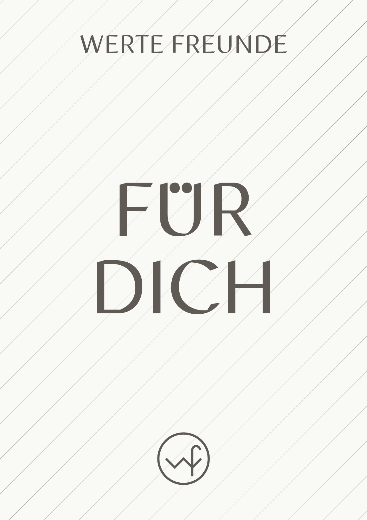 WERTE FREUNDE Geschenkgutschein - WERTE FREUNDE