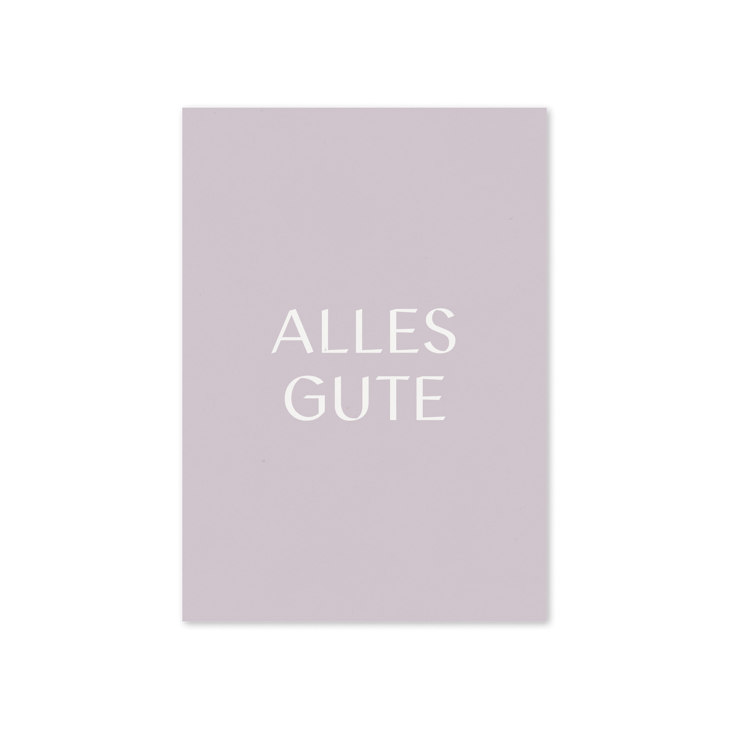 WERTE FREUNDE Papier - Grußkarte Alles Gute A6 hoch - WERTE FREUNDE