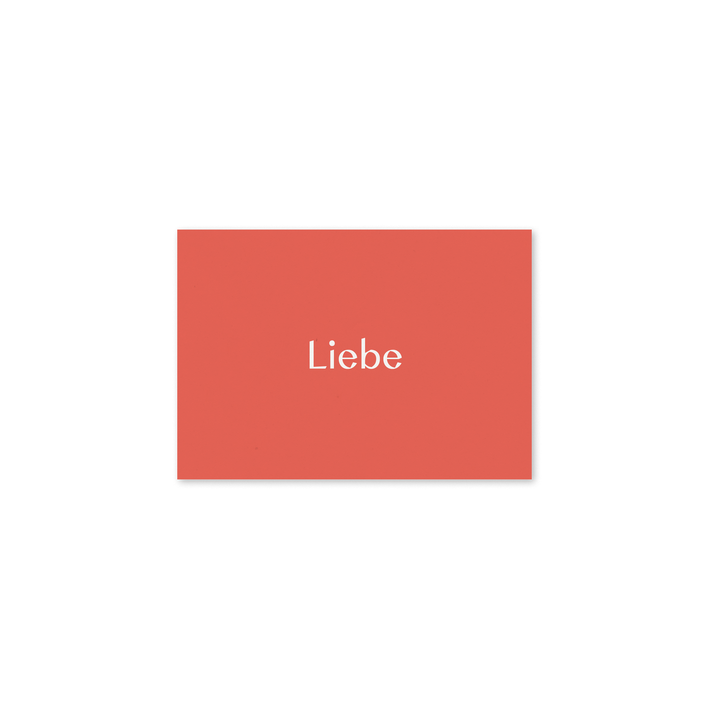 WERTE FREUNDE Papier - Grußkarte Liebe A7 quer - WERTE FREUNDE