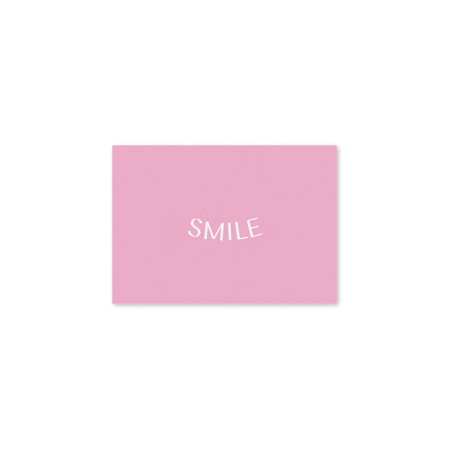 WERTE FREUNDE Papier - Grußkarte Smile A7 quer - WERTE FREUNDE