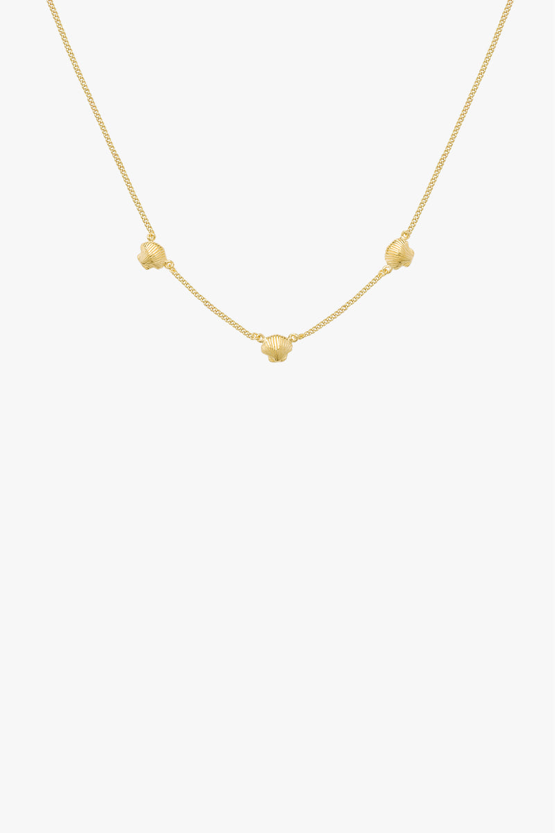 WILDTHINGS - Shell necklace gold plated
