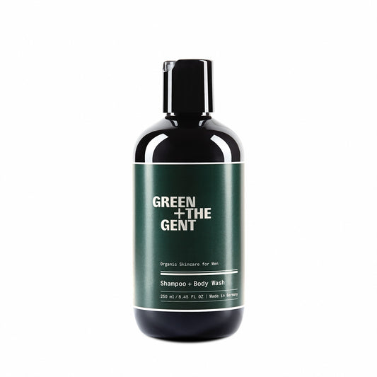 GREEN + THE GENT - Shampoo + Body Wash - Gesicht, Haare, Körper - 250 ml