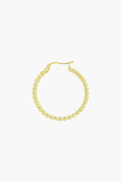 Wildthings - Dots hoop gold plated 30mm