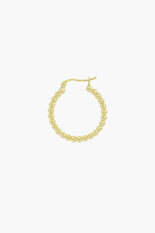 Wildthings - Dots hoop gold plated 23mm