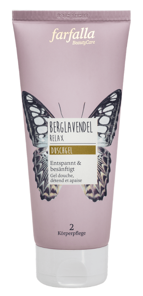farfalla - Berglavendel Duschgel 200ml - WERTE FREUNDE