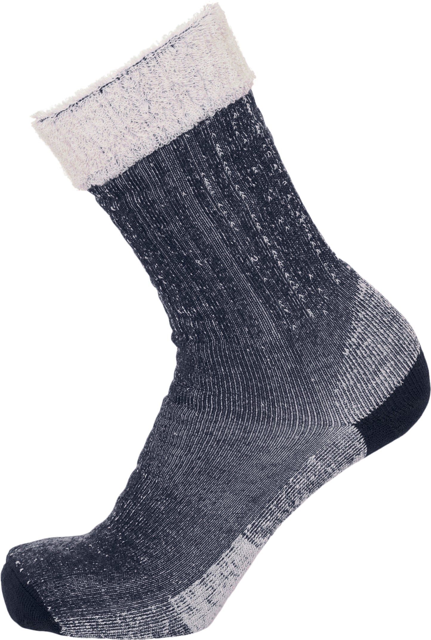 KCA - 1 pack low terry wool sock 1001 Total Eclipse - WERTE FREUNDE