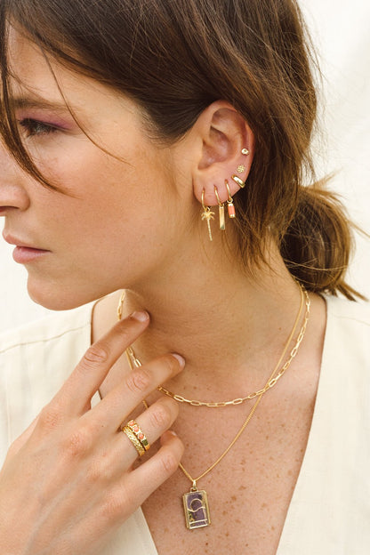 WILDTHINGS - Classic Bar Earring Gold