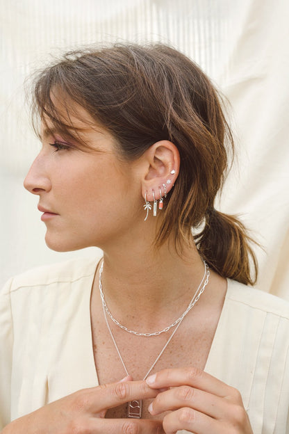 WILDTHINGS - Classic Bar Earring Silver