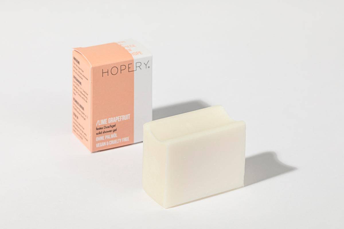 HOPERY - Festes Duschgel Lime Grapefruit 100g - WERTE FREUNDE