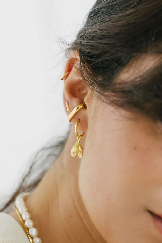 Wildthings - Stacking dots stud earring gold plated