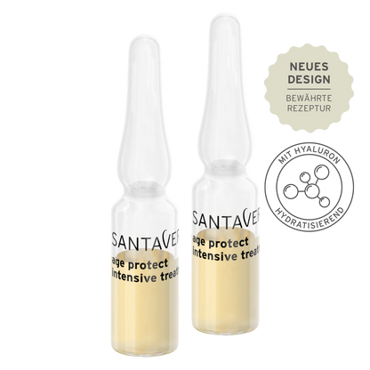 Santaverde - Aloe Vera Blüte Age Protect Ampullenkur - Anti-Ageing Gesichtspflege - 10 ml