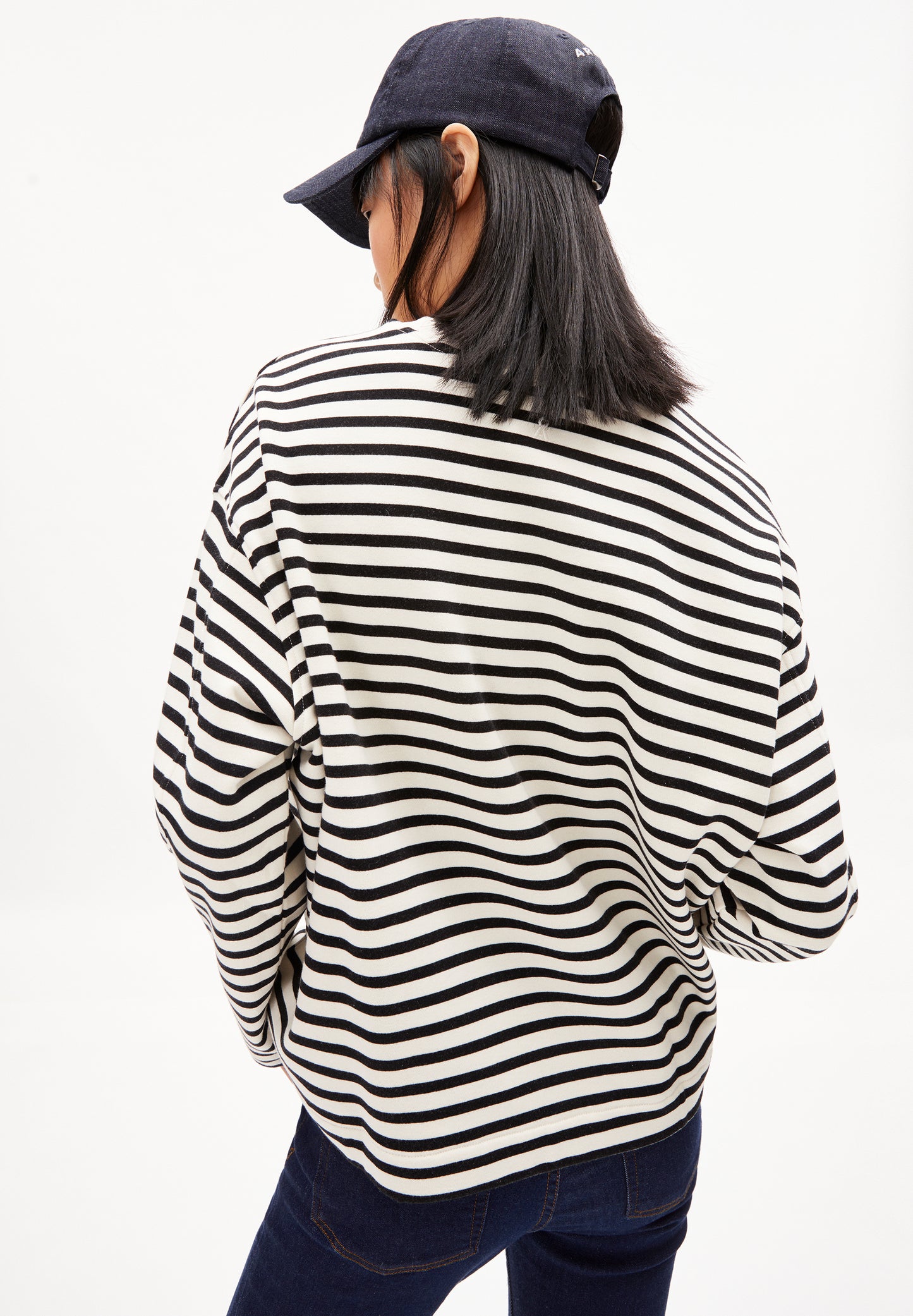 Armedangels - FRANKAA STRIPE Sweat Shirt W - WERTE FREUNDE
