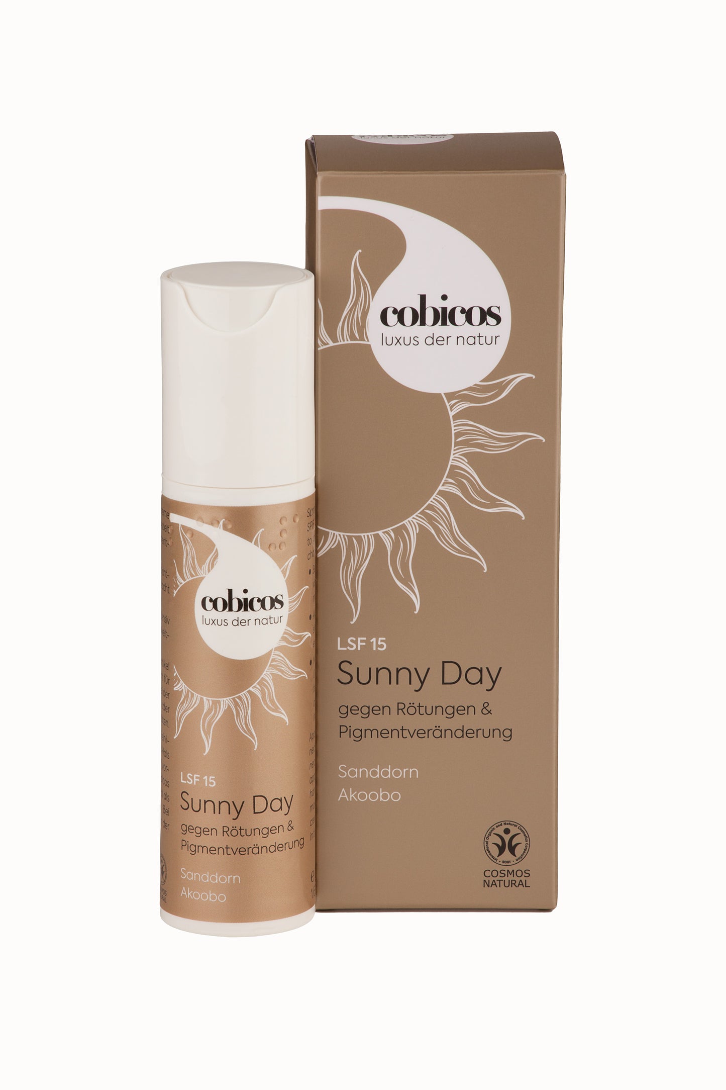 cobicos - SUNNY Day Cream mit LSF 15 50ml - WERTE FREUNDE