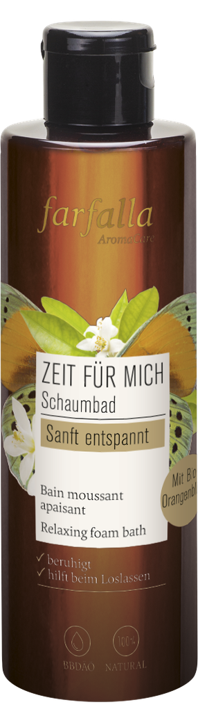 Farfalla - Schaumbad Zeit für mich Sanft entspannt 200ml - WERTE FREUNDE
