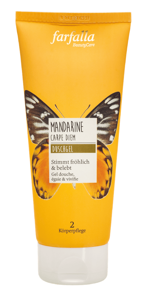 farfalla - Mandarine Duschgel 200ml - WERTE FREUNDE