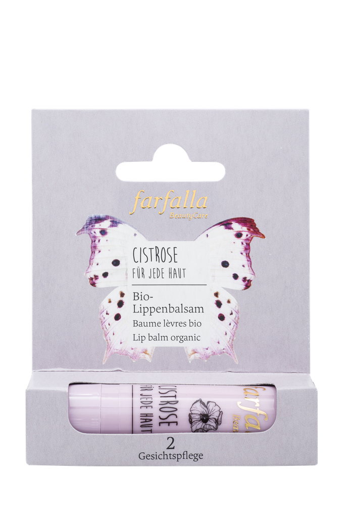 farfalla - Cistrose Lippenbalsam 4g - WERTE FREUNDE