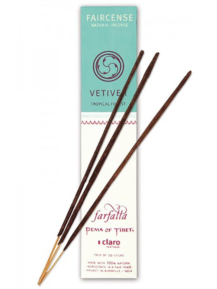 farfalla - Faircense Räucherstäbchen Vetiver 1 Stk. - WERTE FREUNDE