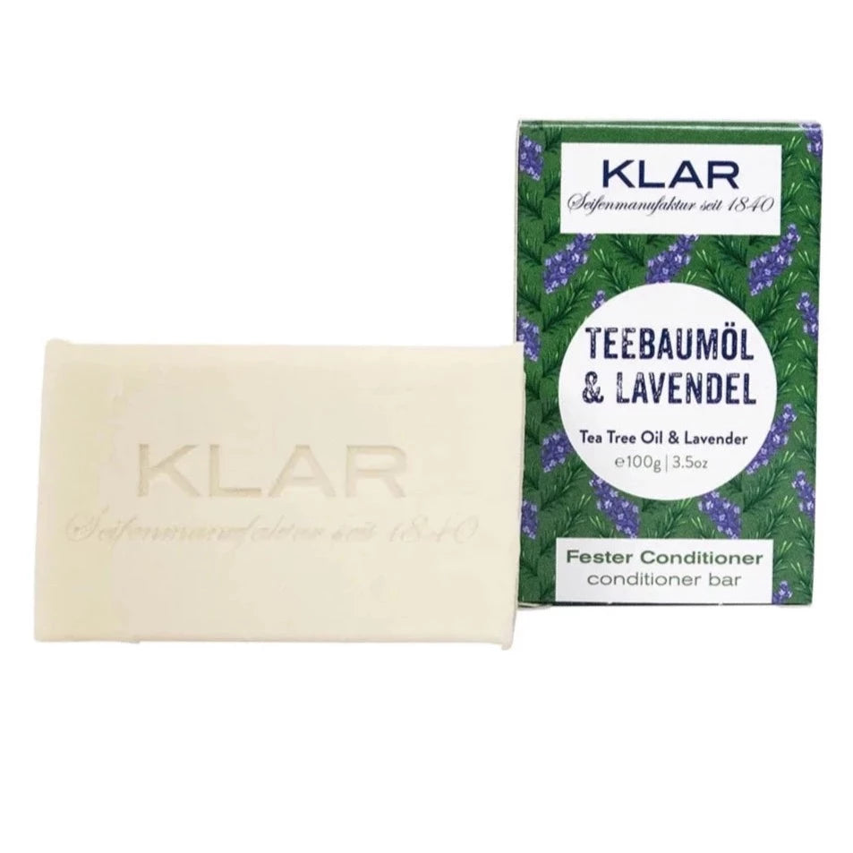 Klar's - festes Shampoo Teebaumöl & Lavendel 100g - WERTE FREUNDE