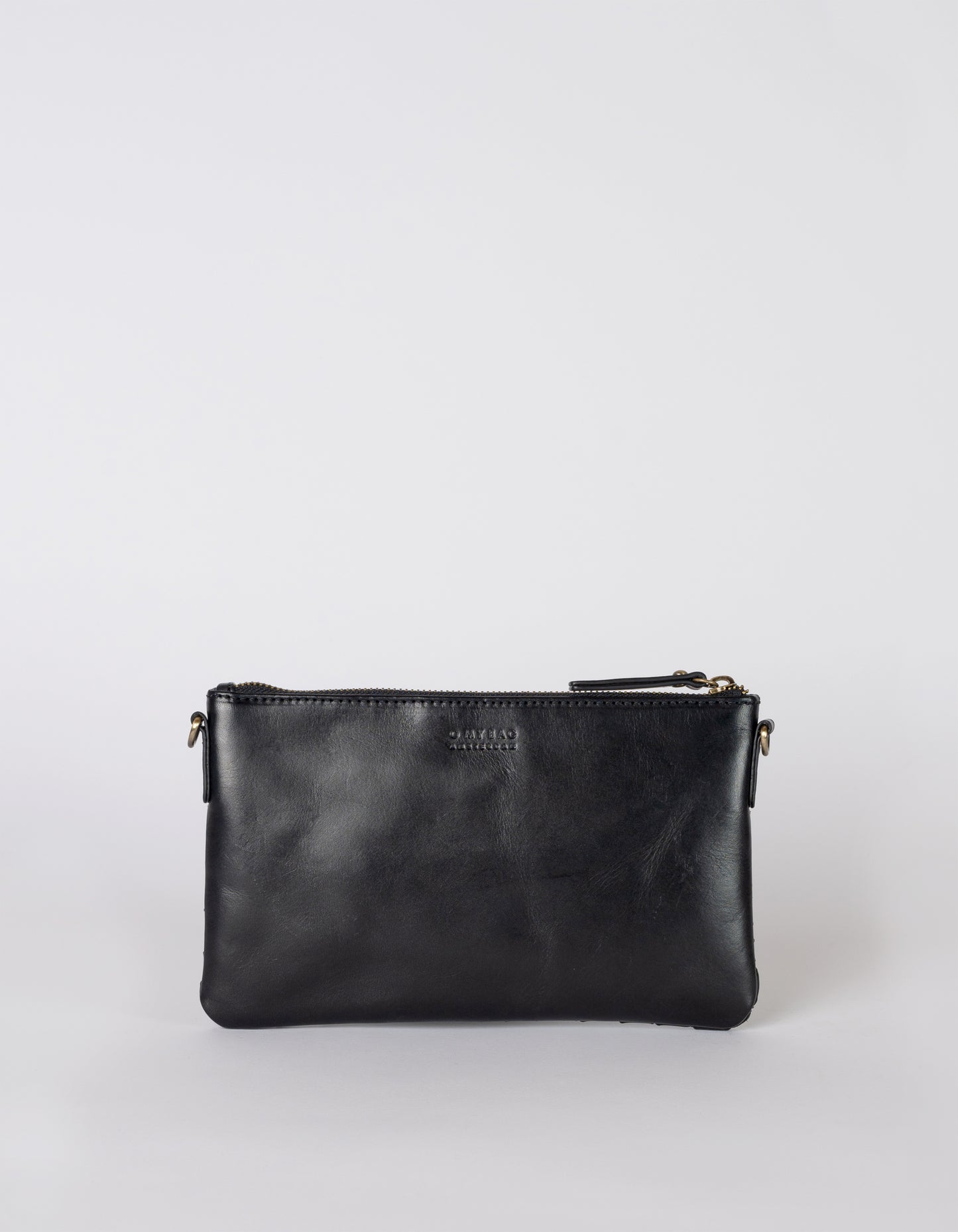 O MY BAG - Lexi Black woven classic leather