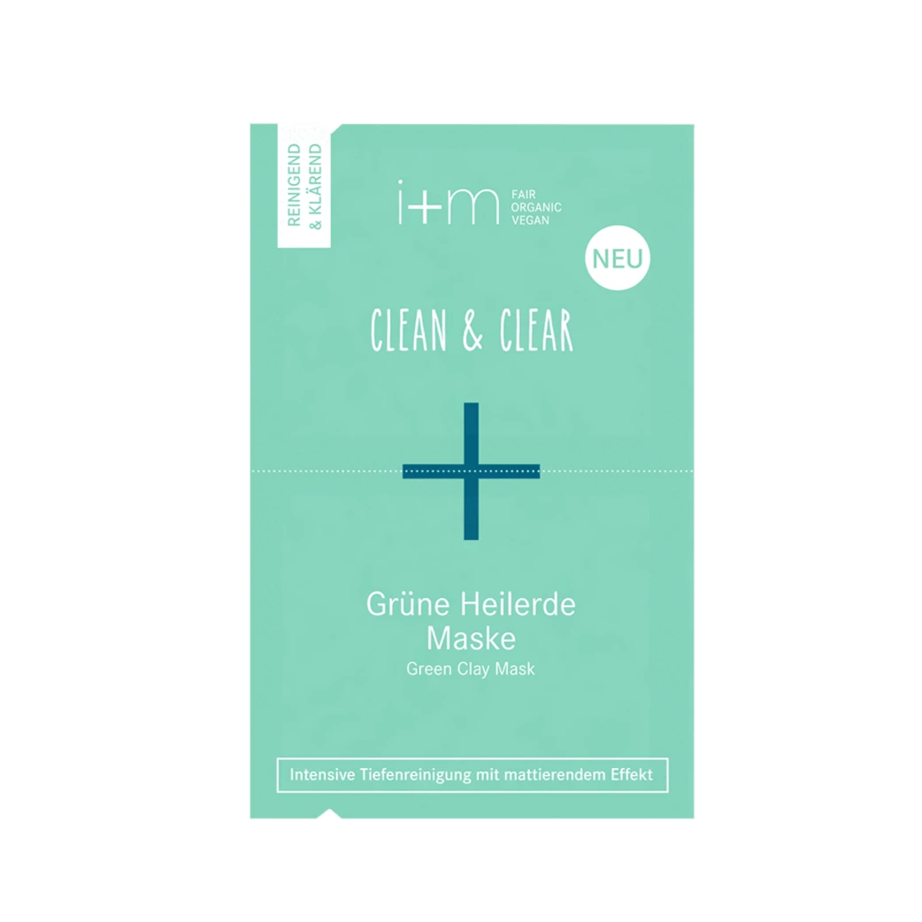 i+m - Grüne Heilerde Maske Clean & Clear 2x7ml