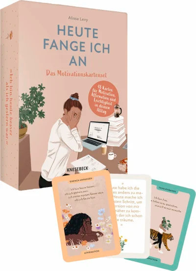 Heute fange ich an - Das Motivationskartenset - Alissa Levy - WERTE FREUNDE