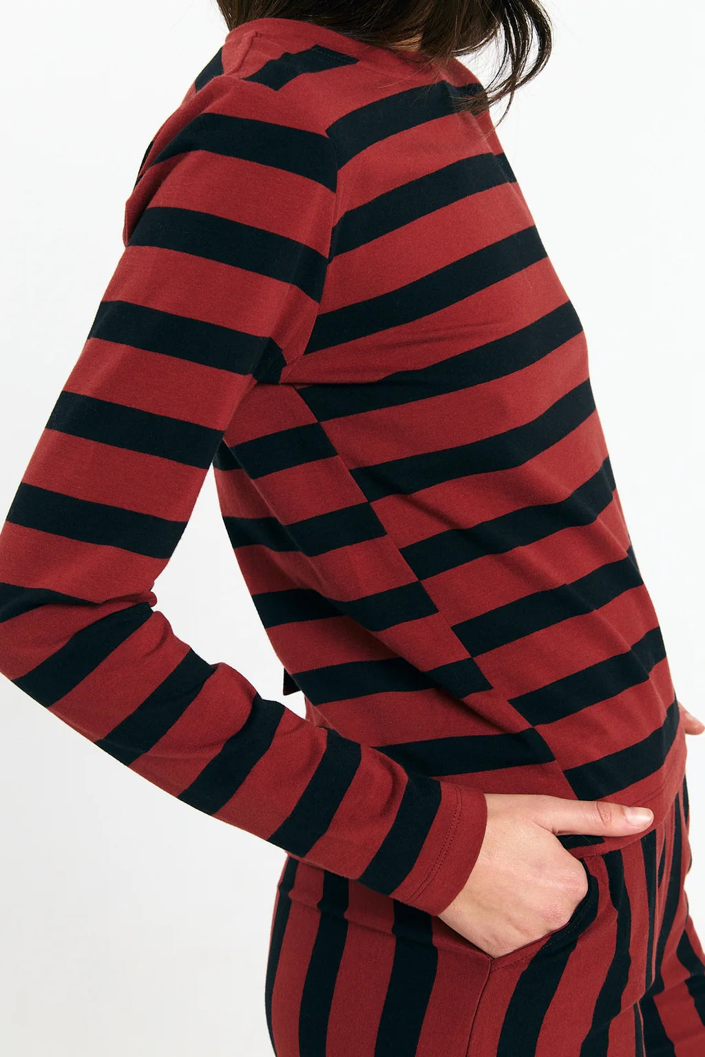 Suite 13 - MAIA TOP STRIPES BRICK