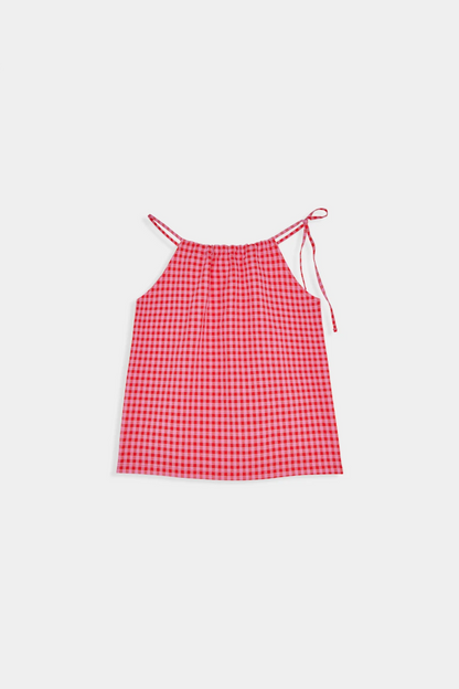amt. - Crush Top Vichy Red Pink - WERTE FREUNDE