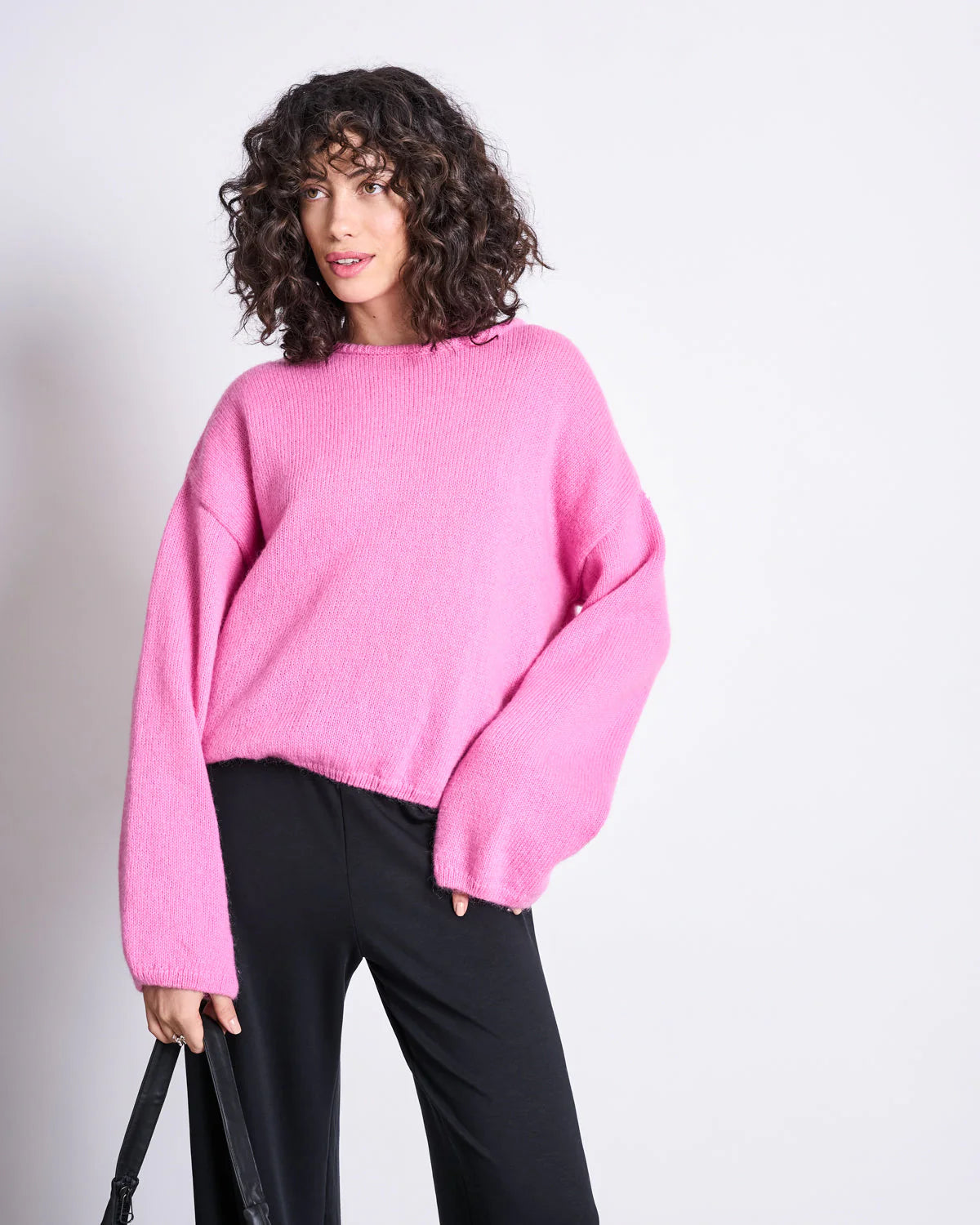 JAN N JUNE - LEJAK Jumper bonbon pink