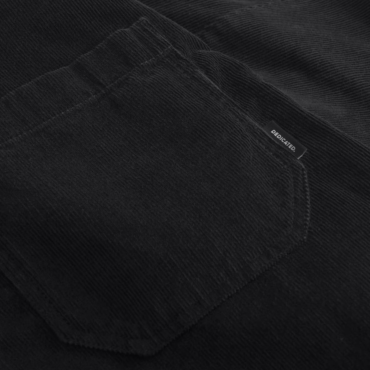 DEDICATED - Overall Docksta Corduroy Black - WERTE FREUNDE