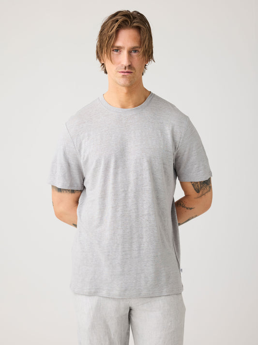 KCA - Linen t-shirt Ultimate Grey - WERTE FREUNDE