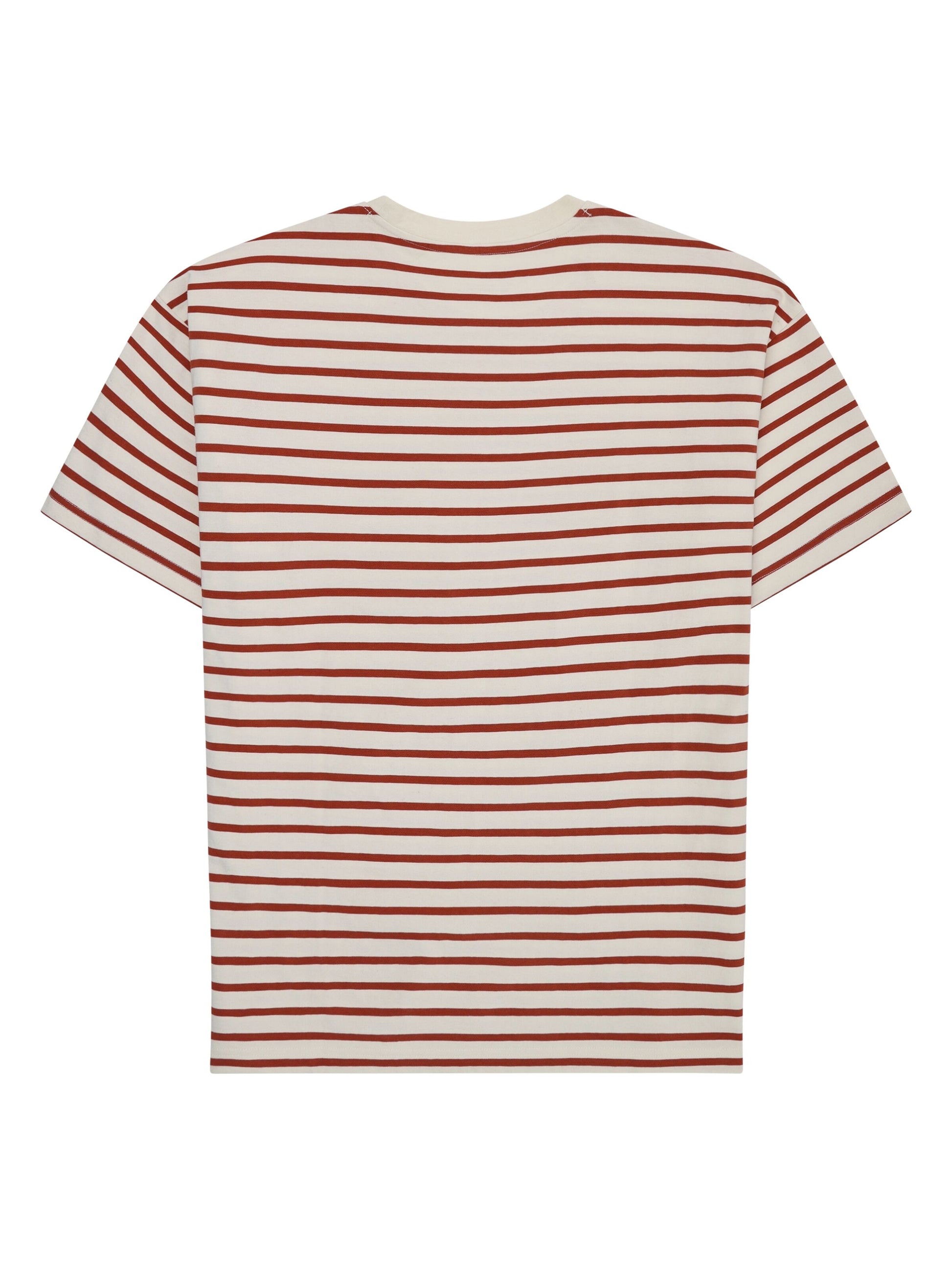 KCA - Loose striped t-shirt Red Stripe - WERTE FREUNDE