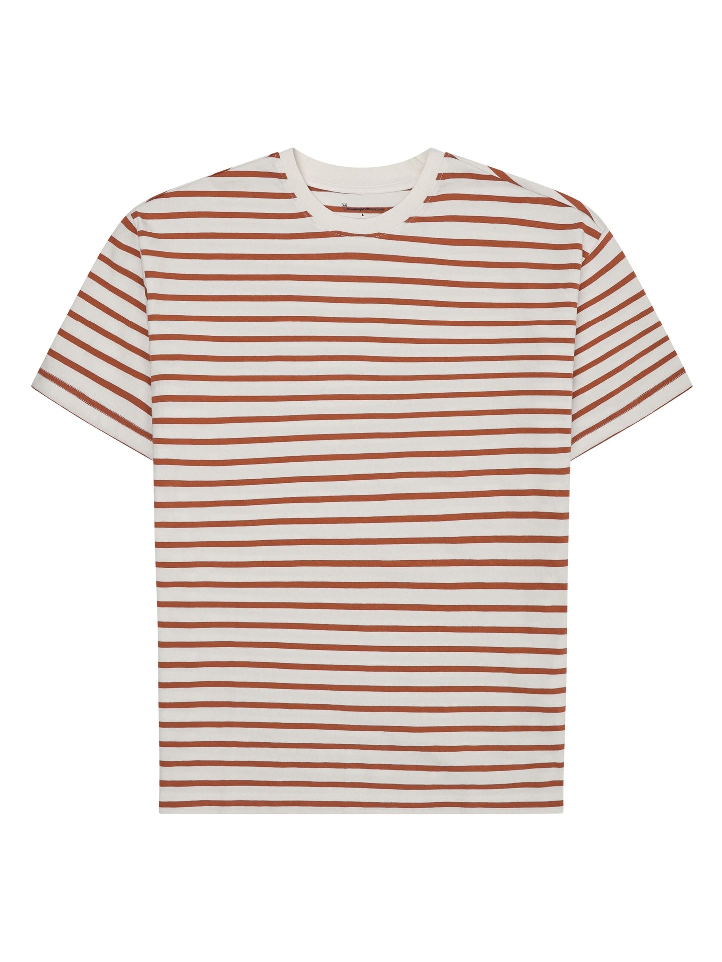KCA - Loose striped t-shirt Red Stripe - WERTE FREUNDE