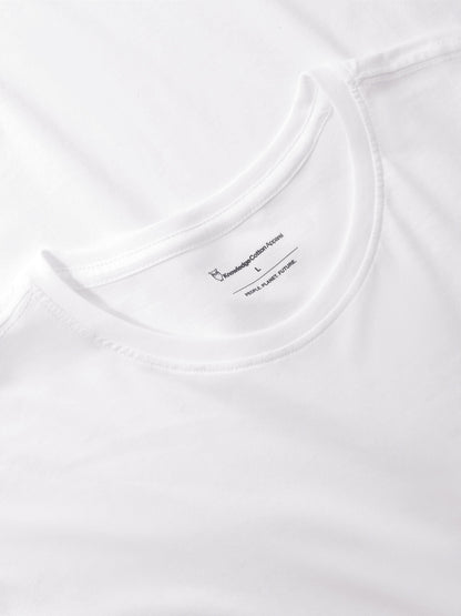 KCA - Basic t-shirt Bright White - WERTE FREUNDE