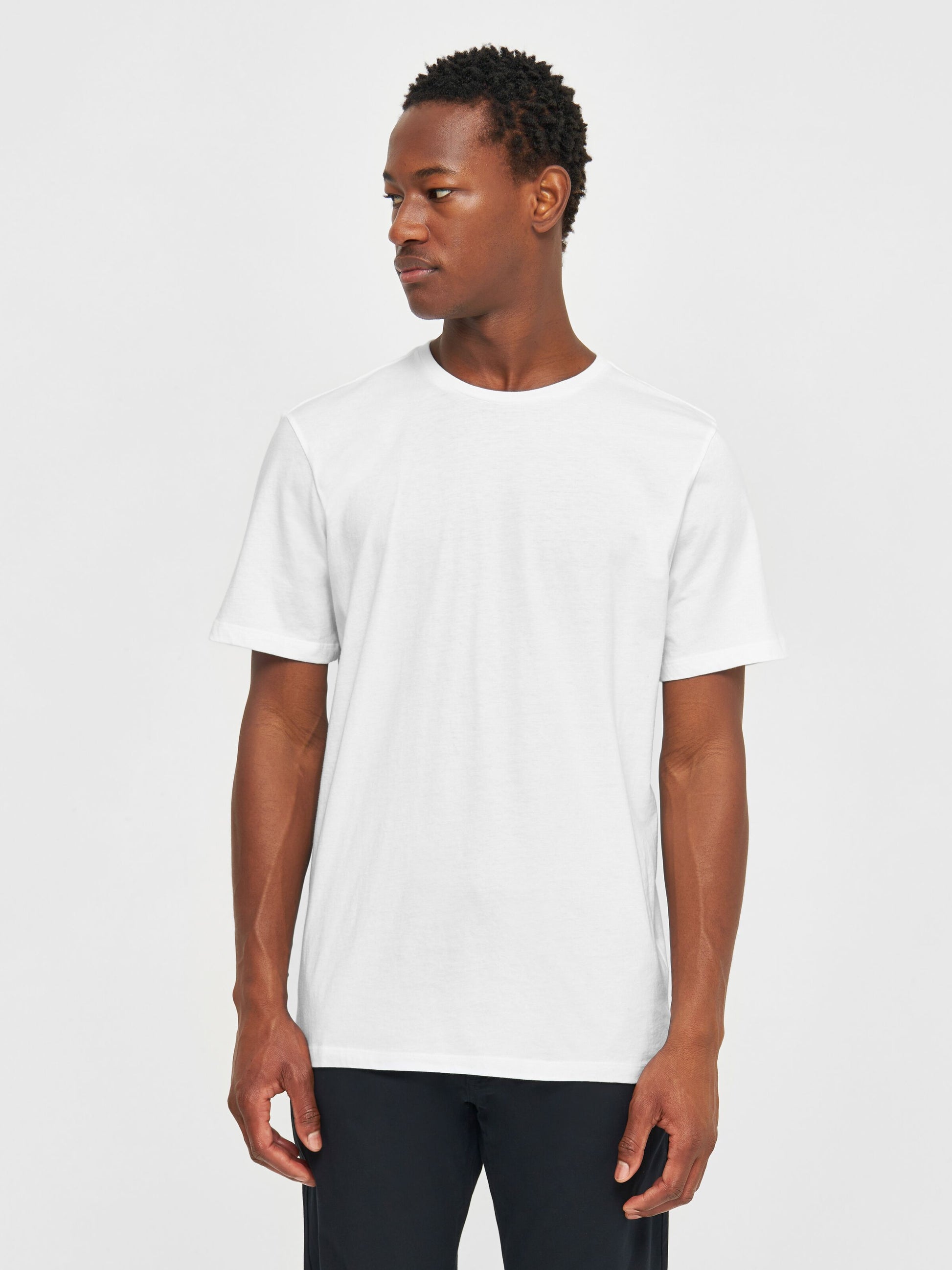 KCA - Basic t-shirt Bright White - WERTE FREUNDE