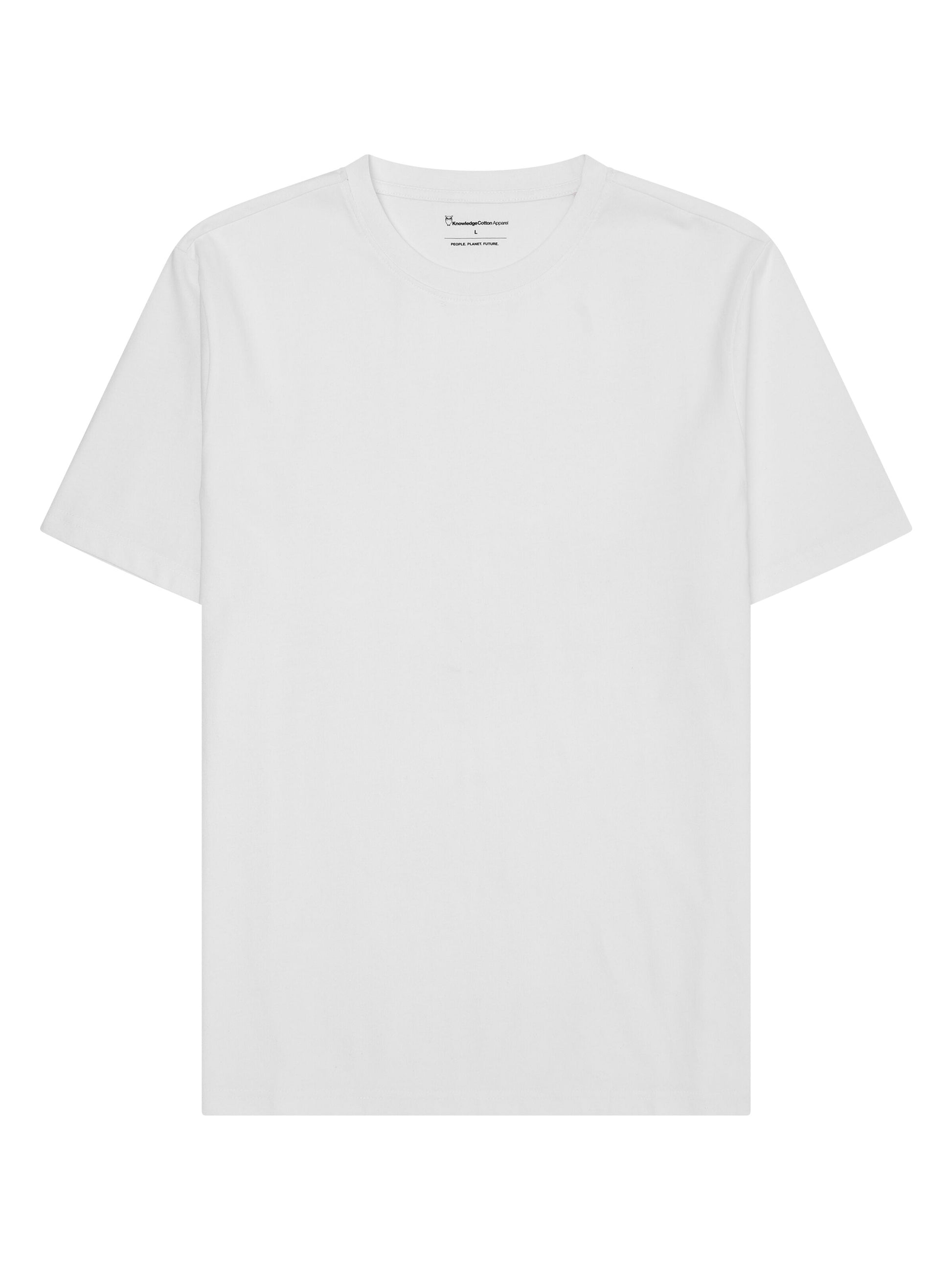 KCA - Basic t-shirt Bright White - WERTE FREUNDE