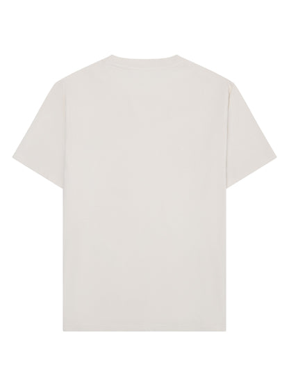 KCA - Chest print t-shirt Egret - WERTE FREUNDE