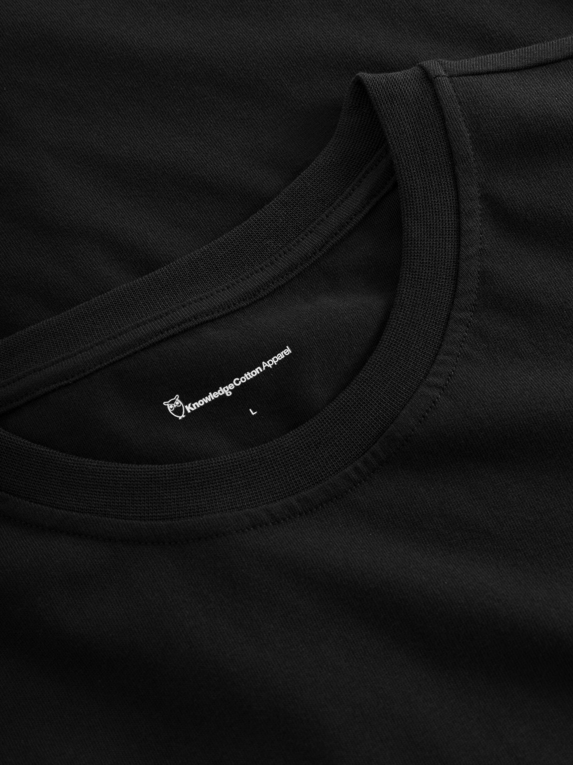 KCA - Badge t-shirt Black Jet - WERTE FREUNDE