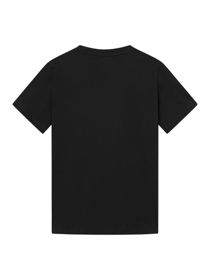 KCA - LOKE badge tee - Regenerative Organic Certified® - Vegan Black Jet