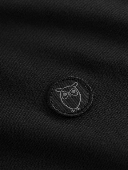 KCA - LOKE badge tee - Regenerative Organic Certified® - Vegan Black Jet