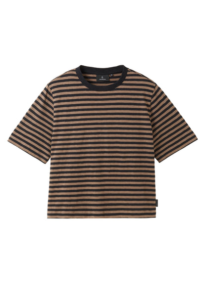 recolution - AZOLLA STRIPES T-Shirt vintage brown