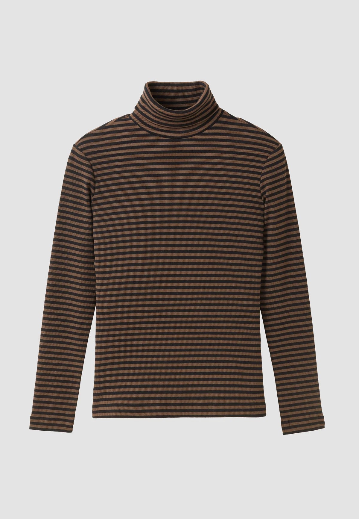 recolution - LIATRIS STRIPES Longsleeve chocolate